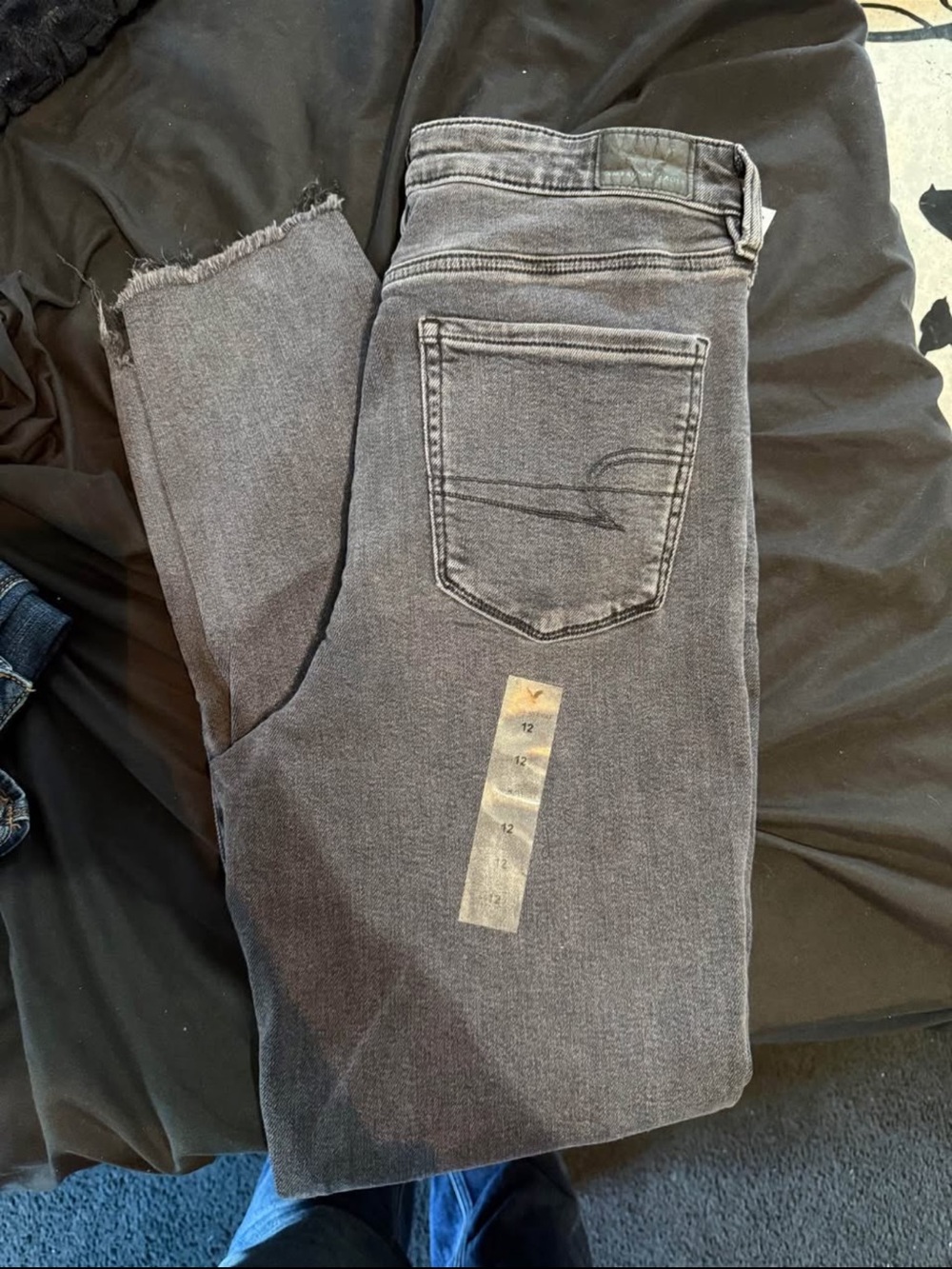 Gray Washed Jeans